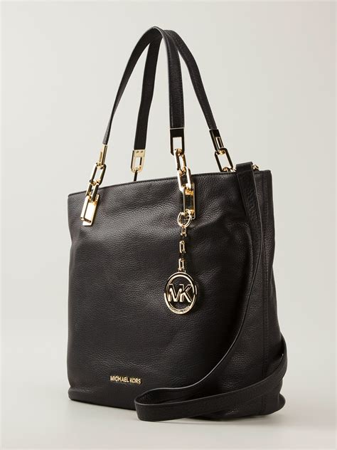 black and grey michael kors|Michael Kors black shoulder handbags.